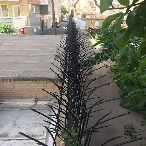 نرده روی دیوار بسیار شلوغ