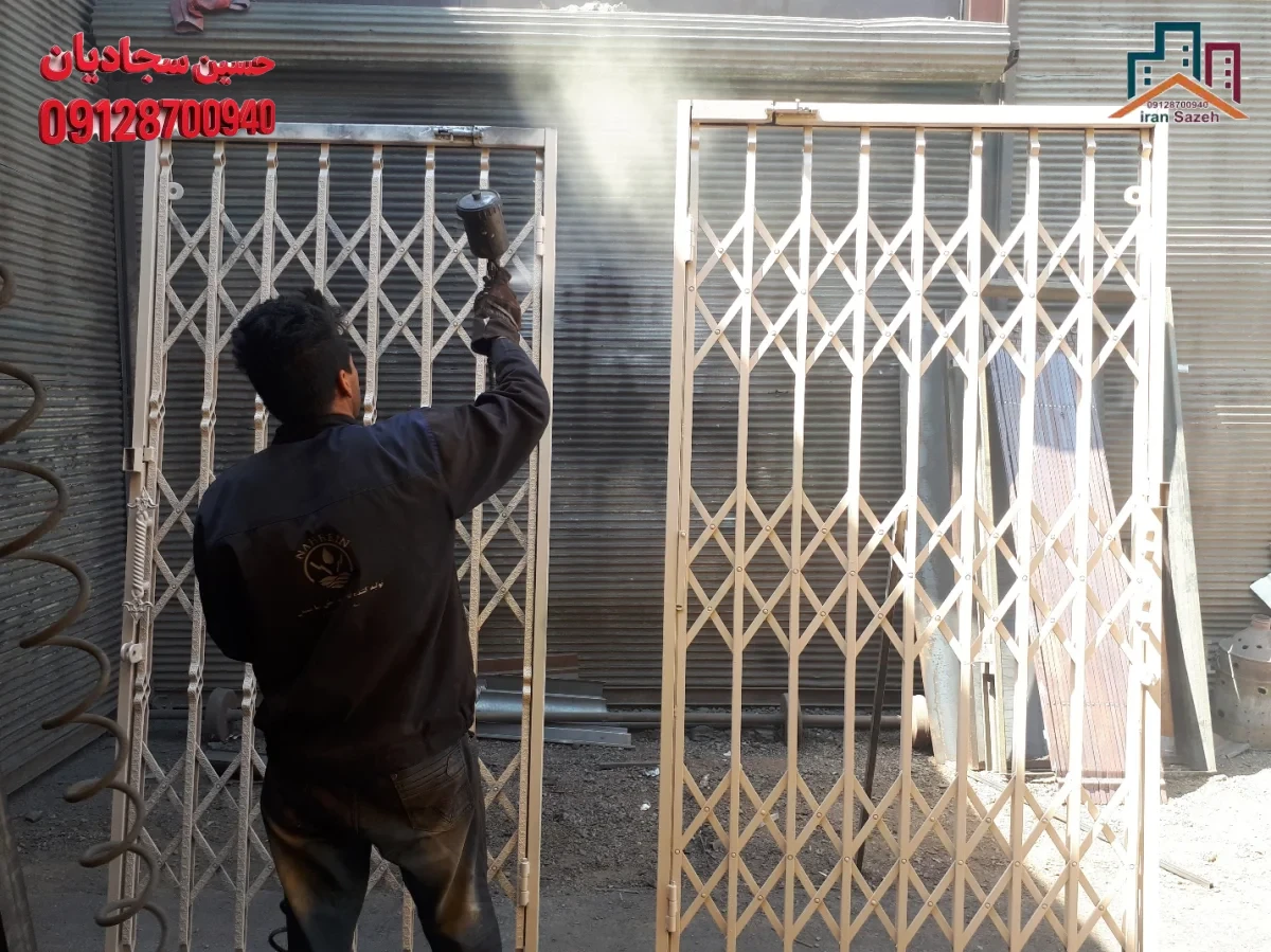 تولید حفاظ اکاردئونی پرچ مخفی