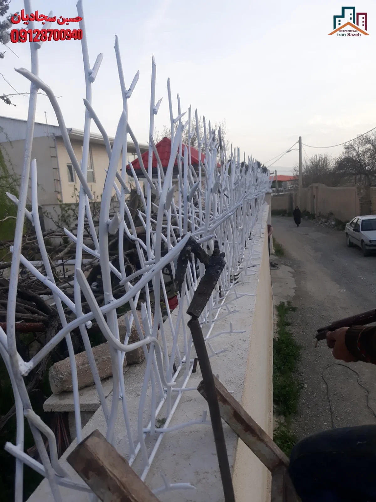 نصب حفاظ شاخ گوزنی کم تراکم در منطقه آبسرد