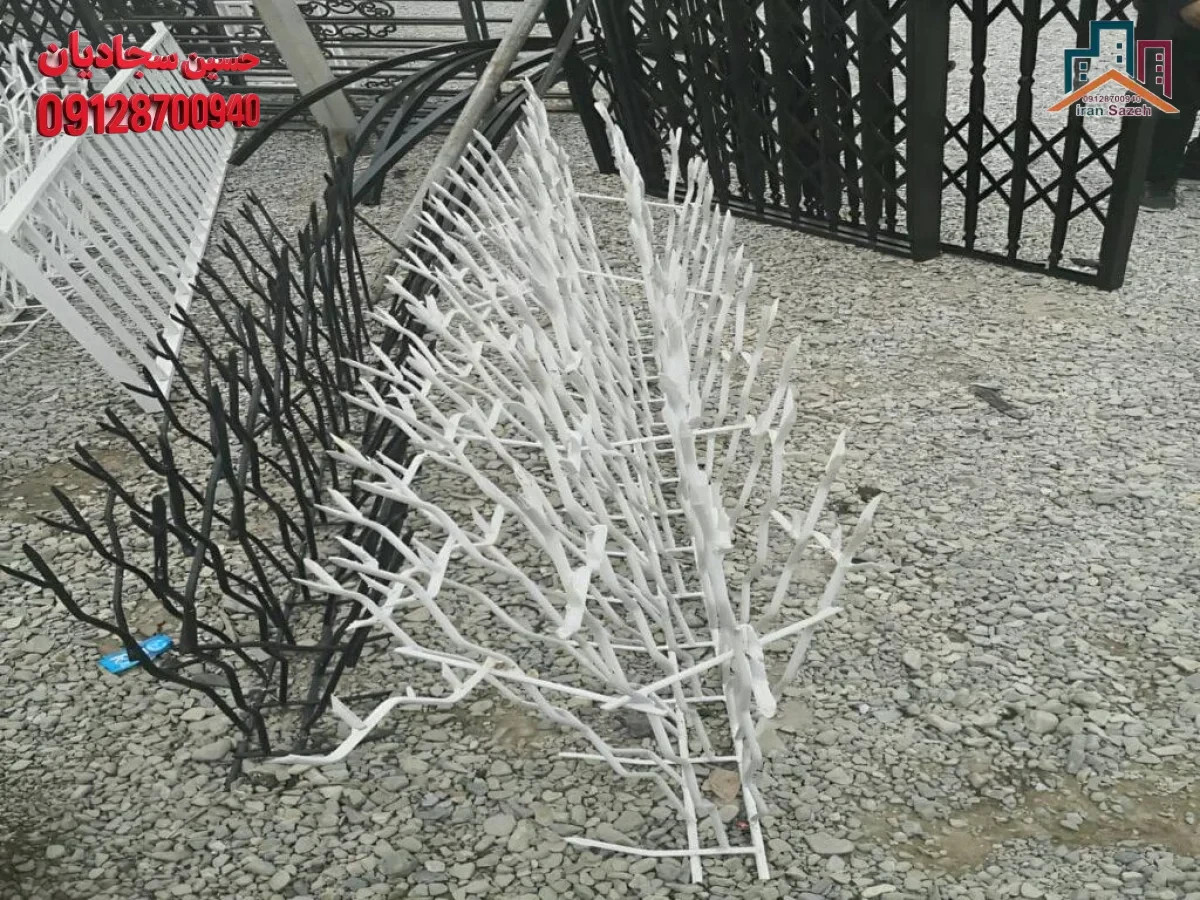 خط تولید حفاظ شاخ گوزنی در کارگاه تهران با استفاده از میلگرد سنگین